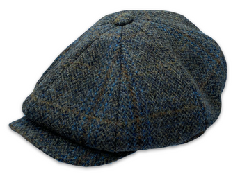 Brown Tweed Mix 8-Piece Cap