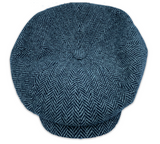 Herringbone Wool Tweed 8-Piece cap