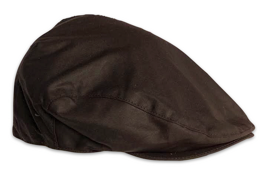 Brown Wax Flatcap