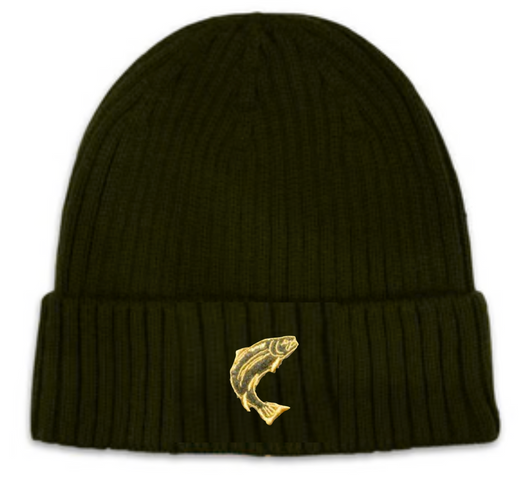 Green Salmon Beanie