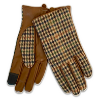 Ladies Tweed Patterned Gloves