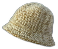 Ladies Beige Mixed Crushable Bucket