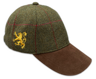 Scottish Lion Rampant Embroider Tweed Baseball