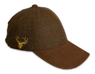 Stag Head Brown Tweed Baseball