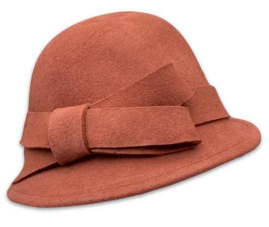 Ladies Pumpkin Felt Bucket