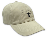 Beige Fisherman Embroider Baseball