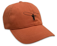 Orange Fisherman Embroider Baseball