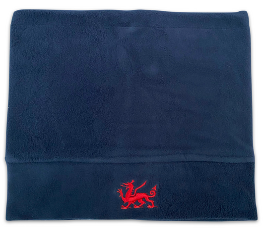 Navy Welsh Dragon Neck-warmer