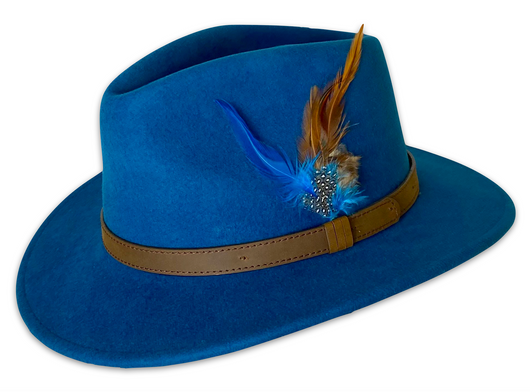 Teal Indiana Wool Felt