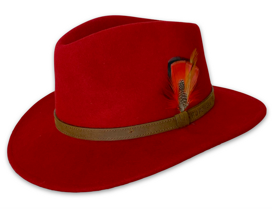Red Indiana Felt