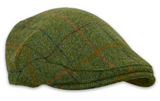 Woodland Green Wool Flat cap