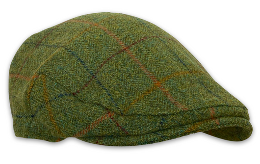 Woodland Green Wool Flat cap