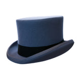 Wool Felt Top Hat, Fully Lined with Leather Sweat Band