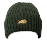 Green Wild Boar Beanie