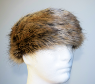 Brown Faux Fur Headband