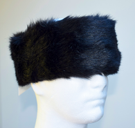 Black Faux Fur Headband