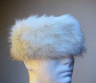 Cream Faux Fur Headband