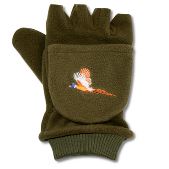 Flying Pheasant Shooters Mitts Fleece with Reinforced Palm