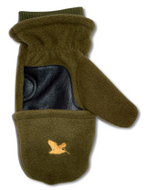 Woodcock Fingerless Shooters Mitts Fleece with reinforced Palm