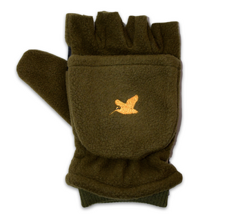 Woodcock Fingerless Shooters Mitts Fleece with reinforced Palm